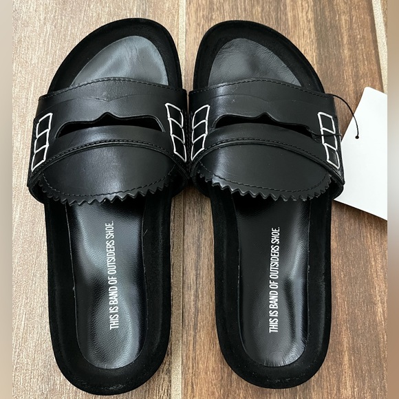 Band of Outsiders - "Loafer Front Slip-On Sandals" - Picture 1 of 8